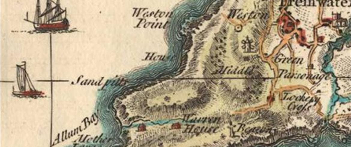 a very old map of West Wght