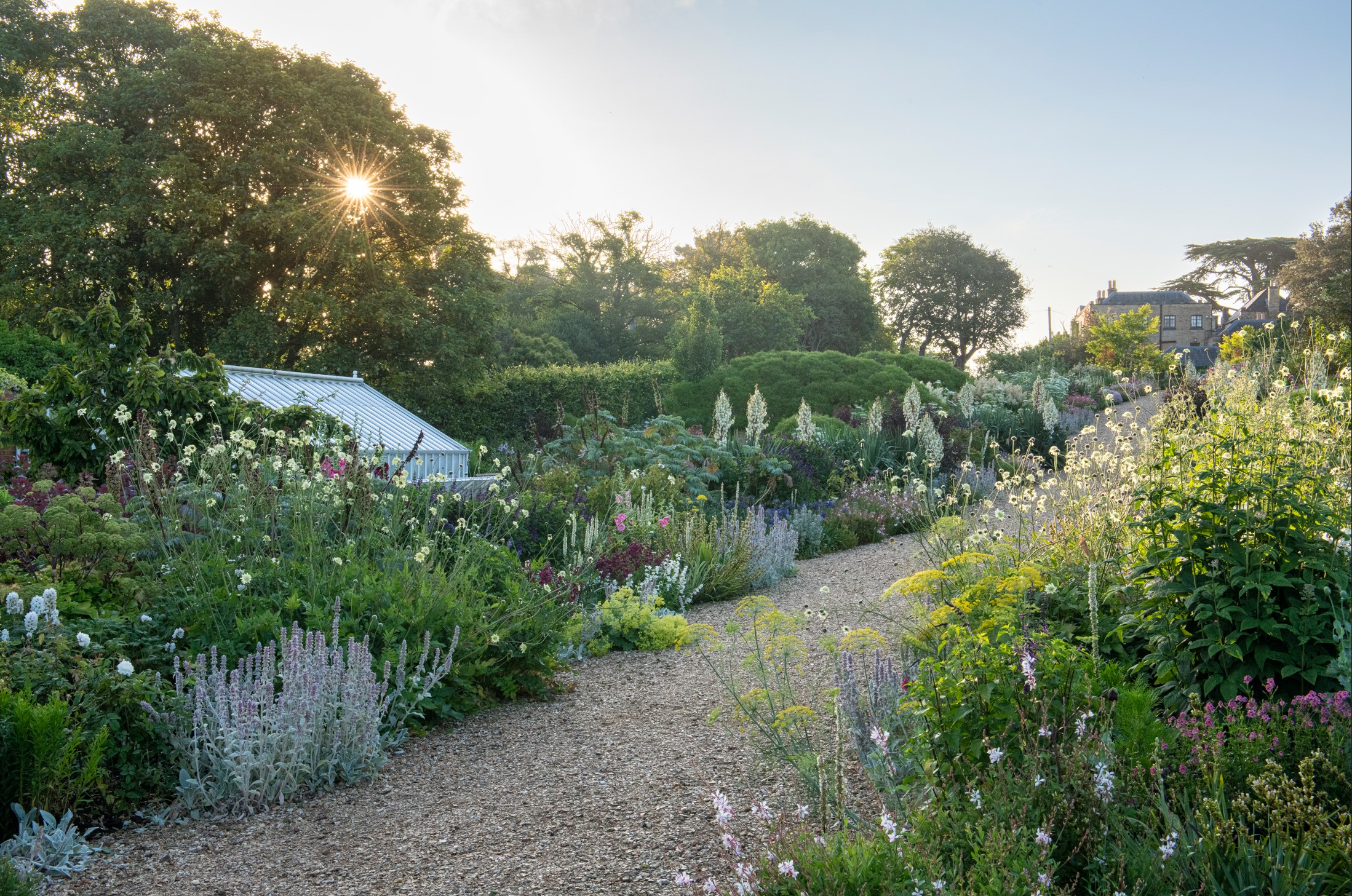 Walled garden at farringford