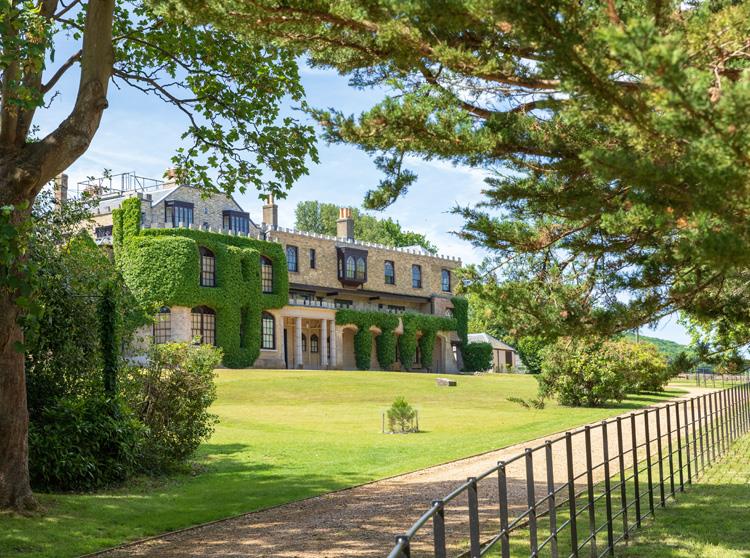  If you have visited Farringford House you will have seen that the lawns at the front of the house which are as extensive now 