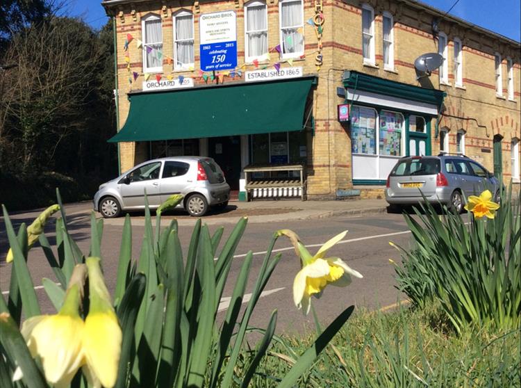 Just down the road from Farringford, near the thatched church and The Piano wine bar is a little piece of Isle of Wight history, Orchard Brothers family grocers.