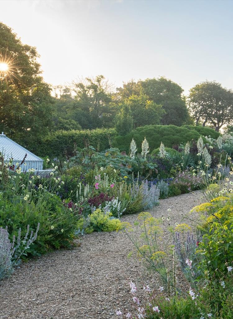walled garden after restoration
