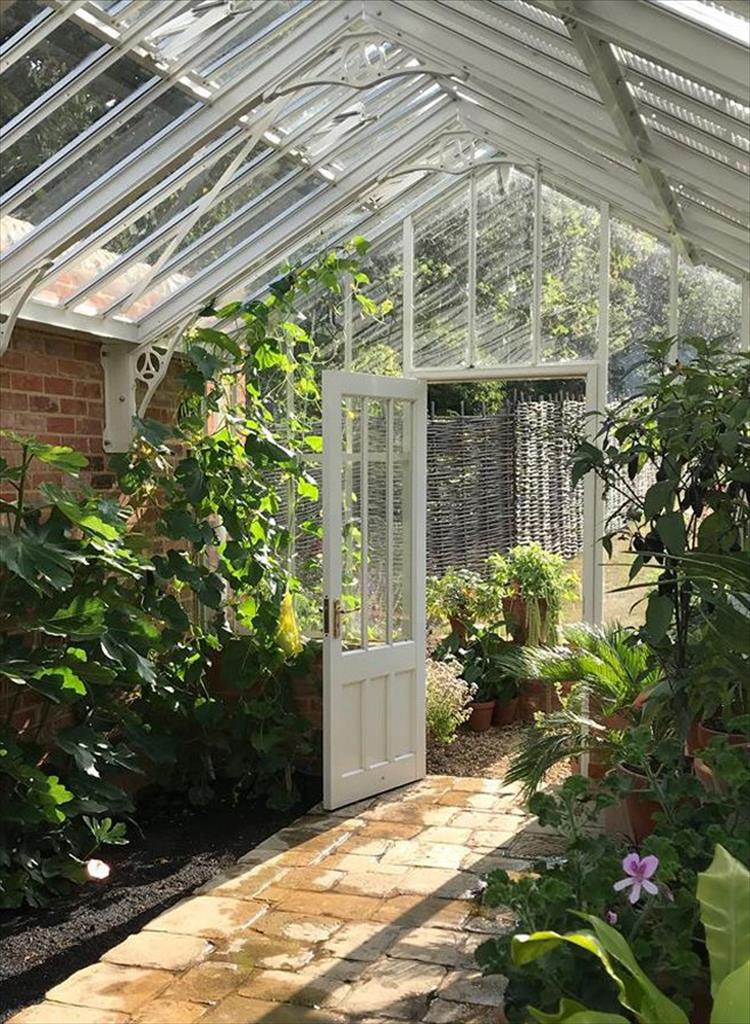 restored victorian greenhouse